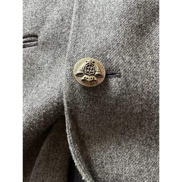 Vintage Sag Harbor Blazer Gray Wool Size 12Petite Y2K 90’s Academic Work - Picture 9 of 9